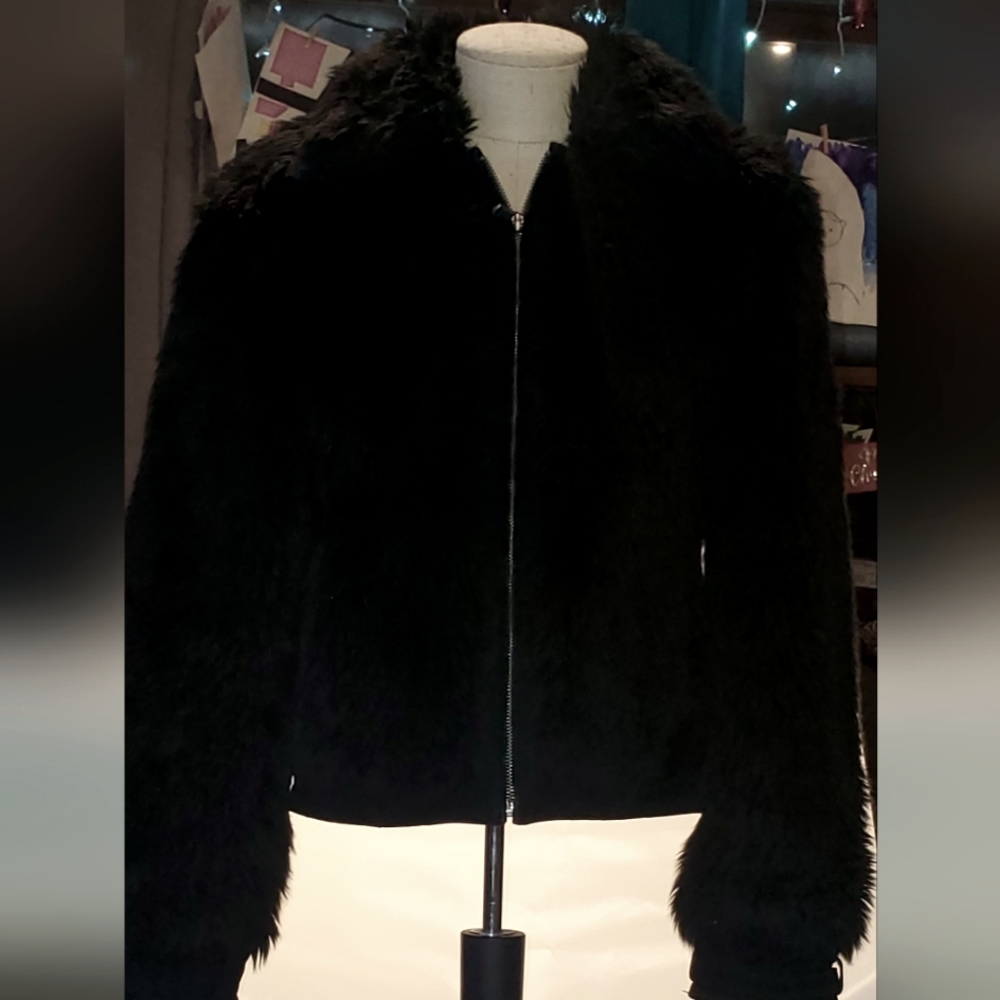 Express supersoft faux fur jacket